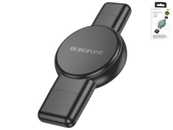 Бездротовий зарядний пристрій Borofone BQ31 для iWatch/SAMSUNG, чорний