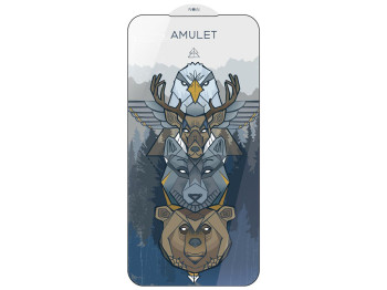 Защитное стекло AMULET 2.5D HD Antistatic for Xiaomi Redmi A2 Plus/A2/A1/Redmi Note 11R/11E Цвет Bla