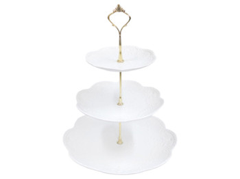 Блюдо Led Floret, 3 яруса, 15см, 20см, 25,5см, в упаковке, 6900069839716