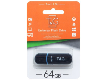 USB Flash накопитель T&G 64gb Jet 012 Цвет Чёрный