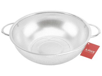 Дуршлаг A-Plus нержавеющая сталь, лазерный 25см 12657