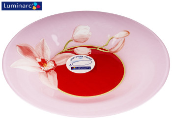 Тарелка суповая Luminarc "Red Orchis" 21,5см 52876