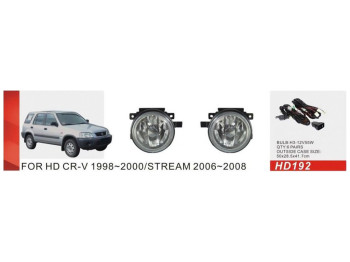 Фары доп. модель Honda CR-V/1998-00/HD-192/H3-12V55W/эл.проводка
