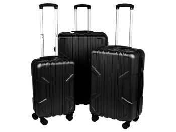 Набор чемоданов 20/24/28, пластик (цена за набор 3шт)