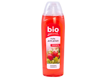 Гель для душу "BIO Naturell" Полуниця і меліса 500мл