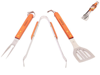 Набір для гриля Скаут, лопатка, виделка, щипці (у блістері)