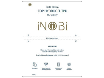 Гидро-гель плёнка iNobi Tablet Gold Edition HD Glossy TG-011 10 штук Цвет Прозрачный