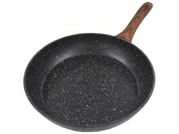 Сковорода Benson, кованый алюминий, мраморное покрытие, 22см