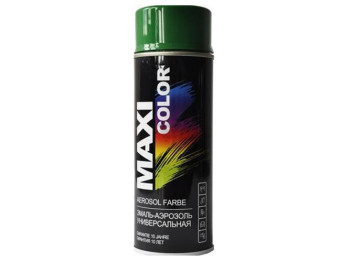 Эмаль аэрозольная универсальная декоративная MAXI COLOR зеленая ель 400мл