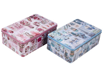 Коробка для зберігання "Cakes" металева