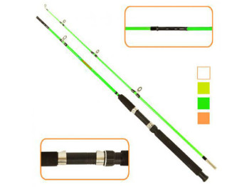 Спиннинг штекерный карповый цельный стеклопластик Crocodil 100-250гр 1.8м  (с чехлом)