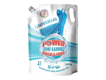 Гель для стирки Power De Luxe Универсальный, 2л (дойпак)