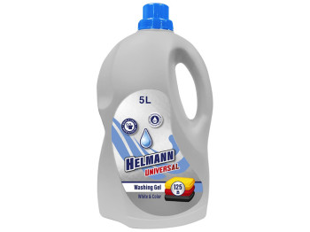 Гель для стирки Helmann Universal для белых и цветных вещей, 5л