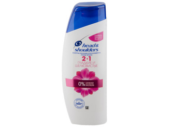 Шампунь и бальзам-ополаскиватель Head&Shoulders 2в1 Гладкие и шелковистые против перхоти 200мл