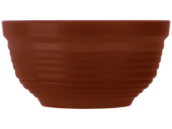 Горшок для цветов волнистый 15см 0,6л (цвет коричневый) Консенсус