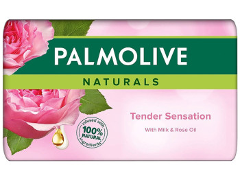 Мыло твердое Palmolive Naturals Молочко и Роза, 150г