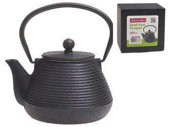 Чайник заварочный Kamille чугунный (черный), 600мл