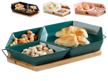 Менажницы на подставке Sweet 38х21,5см (цена за набор 4 предмета)