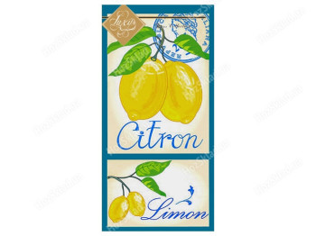 Салфетка Luxy MINI Свежесть лимона 33х33 3 слоя 10шт