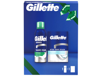 Подарочный набор Gillette Пена д/б Series Успокаивающая 200мл+Лосьон п/б Arctic Ice Освежающий 100мл