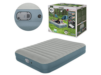Велюр матрас со встроенным аккумуляторным насосом. Bestway 69078