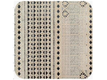 Клеенка Lace, ПВХ, 1,37×20м, цвет бежевый, дизайн Ethno Line (цена за рулон)