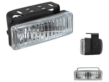 Фара дополнительная DLAA, 8813-W, H3-12V-55W, 120x50мм (цена за 2шт)
