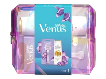 Косметический набор Gillette Venus comfortglide breeze с шампунем pantene repair and protect, 250 мл