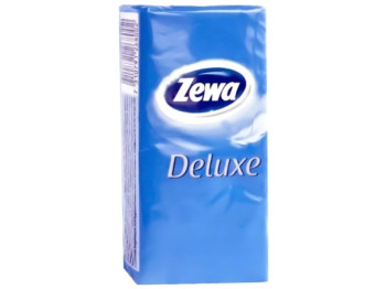 Носові хустинки Zewa Deluxe, 3х шарові (ціна за 1 упаковку по 10 хустинок)