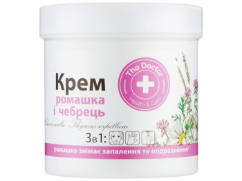 Крем для тіла "Домашній доктор" з ромашкою і чебрецем 250мл