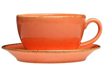 Набір чайний Porland Orange, чашка чайна 320мл, блюдце 15см