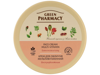 Крем для обличчя "Зелена аптека" Мультивітамінний 200мл