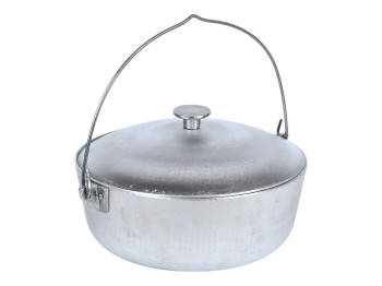 Казан алюмінієвий з дужкою та кришкою, 4л