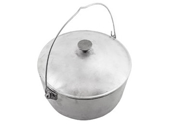 Казан с дужкой и крышкой, 5л