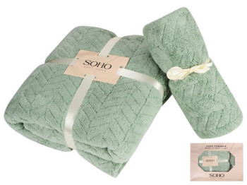 Набір рушників Soho Gentle min, 35x75+70x140см, мікрофібра, 6900068746695