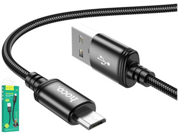 Кабель USB Hoco X89 Wind Micro 2.4A, Черный
