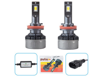 Лампы PULSO M5/H8/H9/H11/H16/LED-chips CSP, 9-16v, 2х70w, 16000Lm, 6500K