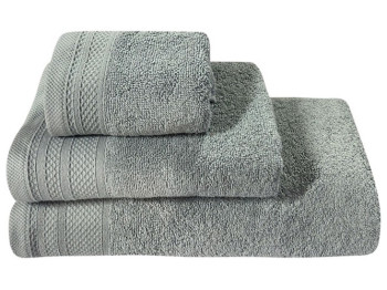 Рушник банний Soho Line Silver, 50х90см, бавовна 100%, 8960069729675