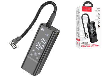 Автомобільний компресор Hoco ZP7 5000mAh, Колір Чорний