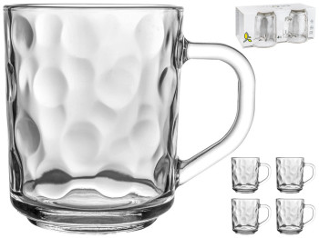 Набор чашек Ecomo Bubbles, 245мл (цена за набор 4шт) 10694