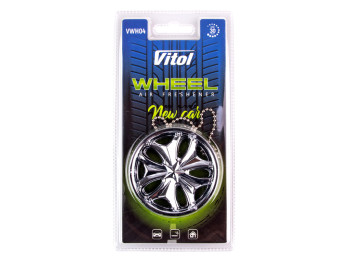 Освежитель воздуха Vitol Wheel New Car, ароматизированные гранулы