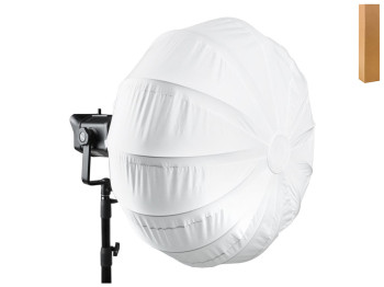 Софтбокс Dux Ducis шар, 65 см, металлический каркас, складной, цвет белый