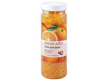 Сіль для ванн Fresh Juice Orange&Guarana апельсин і гуарана 700г