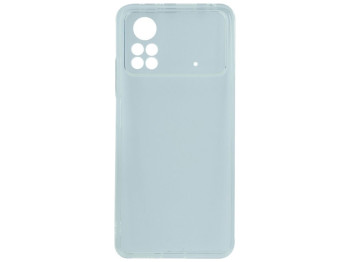Чехол Virgin Silicone  (2,0) для Poco X4 Pro 5G Цвет Transparent