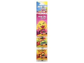 Освіжувач повітря Areon Smile Dry MIX, сухий листок, на планшеті