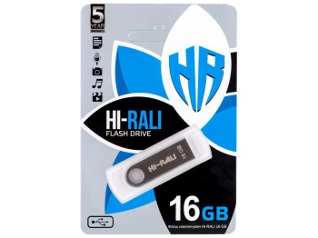 USB флеш-накопитель Hi-Rali Shuttle 16gb Цвет Черный