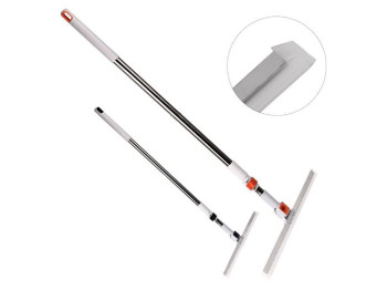 Швабра универсальная, телескопическая ручка 130 см, лезвие 50 см, с поворотным механизмом