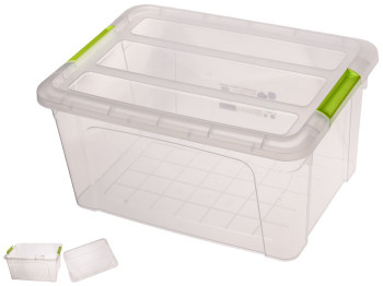 Контейнер універсальний Ал-Пластик Paper Box, для 3 упаковок А4, безбарвний 36,8х27,2х18,8см 13л