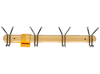 Вешалка настенная деревянная Stenson на 4 крючка AE-91404