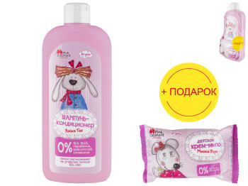 Шампунь-кондиціонер дит. Pink Elephant "Зайка Тая" 500мл+подар. крем-мило "Мишеня Варя" 90г 41000866